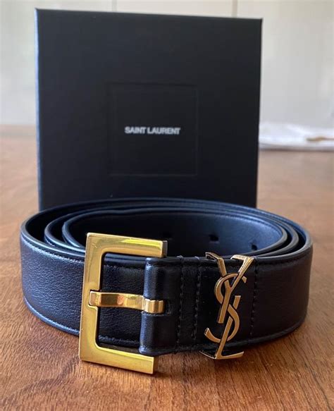 ysl gürtel schwarz gold|st laurent gürtel kaufen.